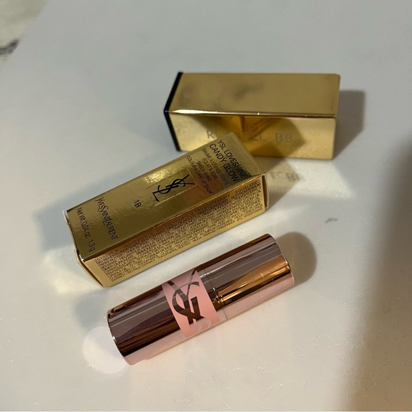 YSL Loveshine Candy Glow Tinted Lip Balm • 1B Pink Sunrise - Picture 8 of 10